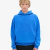 Ekologisk oversized-huva – safirblå