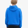 Ekologisk oversized-huva – safirblå