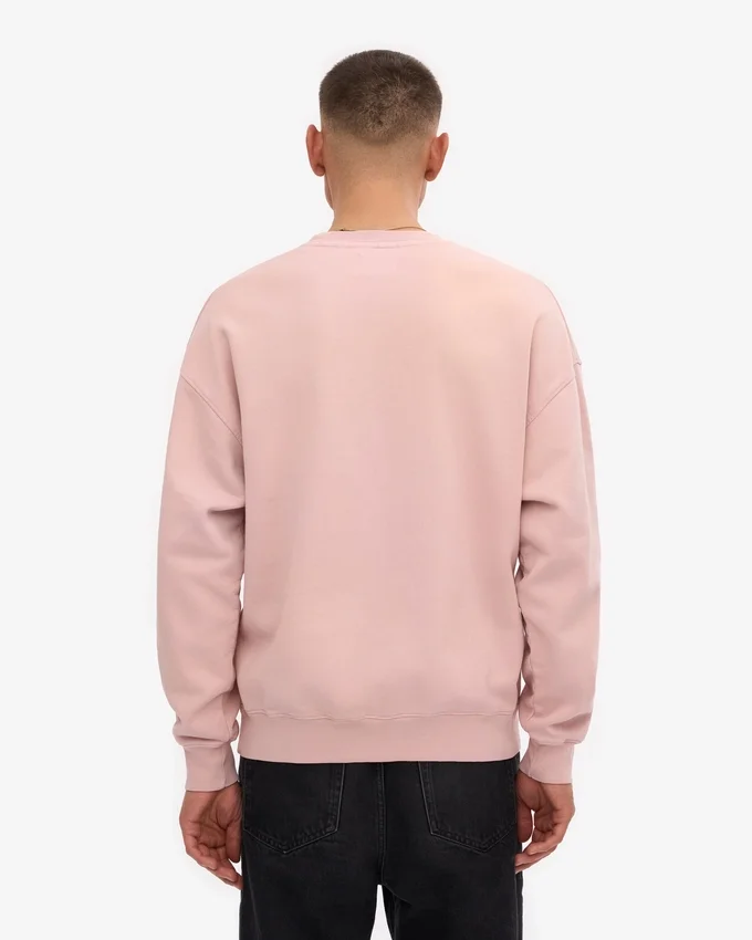 Ekologisk oversized-tröja – blekt rosa