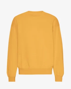 Ekologisk oversized-tröja – bränd gul