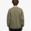 Ekologisk oversized-tröja – dammig olivgrön