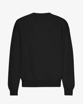 Ekologisk oversized-tröja – djupsvart