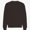 Ekologisk oversized-tröja – kaffebrun