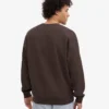 Ekologisk oversized-tröja – kaffebrun
