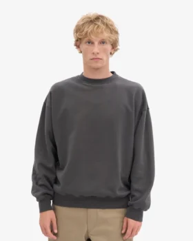 Ekologisk oversized-tröja – lavagrå