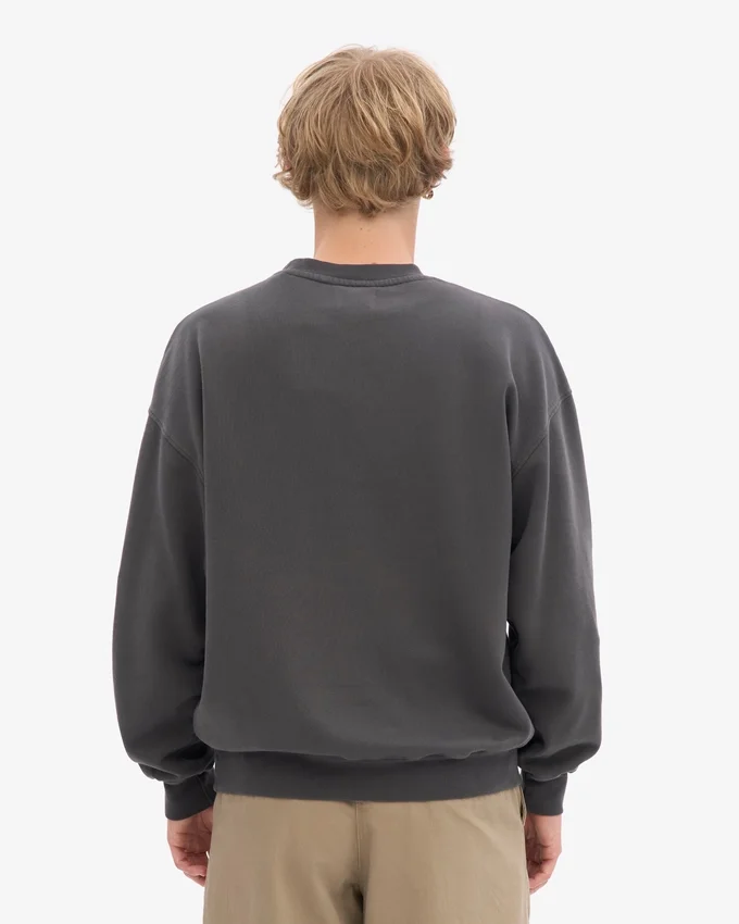 Ekologisk oversized-tröja – lavagrå