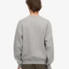 Ekologisk oversized-tröja – melerad grå