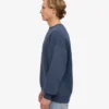 Ekologisk oversized-tröja – petrolblå
