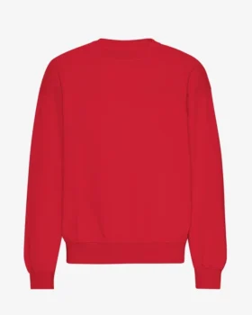 Ekologisk oversized-tröja – Scarlet Red
