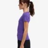 Ekologisk ribbad T-shirt – ultraviolett
