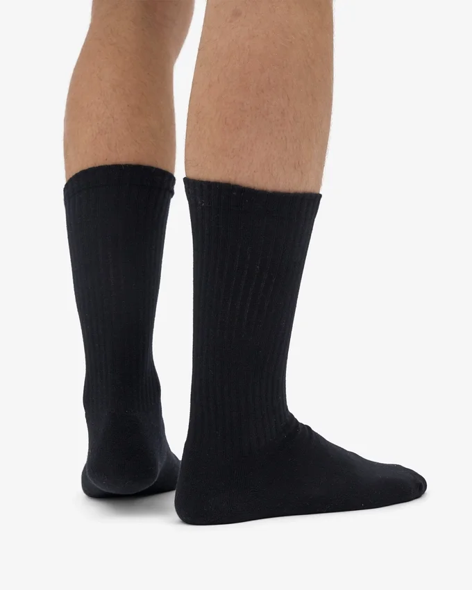 Ekologisk sportsstrumpa – Deep Black