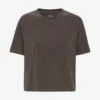 Ekologisk T-shirt i boxig, kort modell – Faded Mud