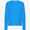 Ekologisk T-shirt med lång ärm för damer – Pacific Blue
