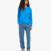Ekologisk T-shirt med lång ärm för damer – Pacific Blue