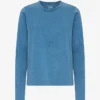 Ekologisk T-shirt med långa ärmar för dam – blekt indigo