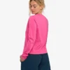 Ekologisk T-shirt med långa ärmar för damer – Bubblegumrosa