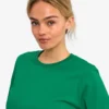 Ekologisk T-shirt med långa ärmar för damer – kellygrön