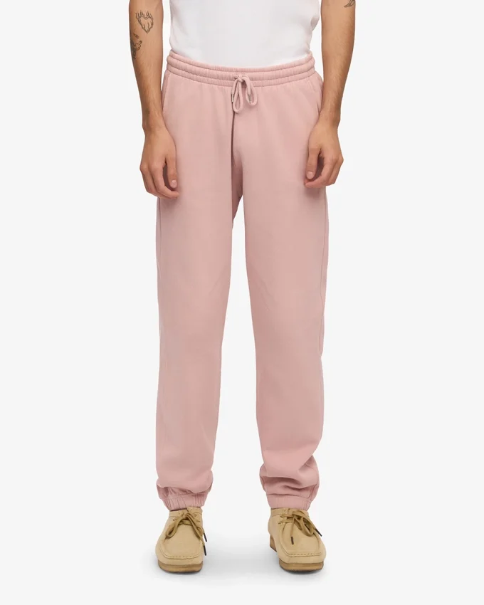 Ekologiska mjukisbyxor – blekt rosa