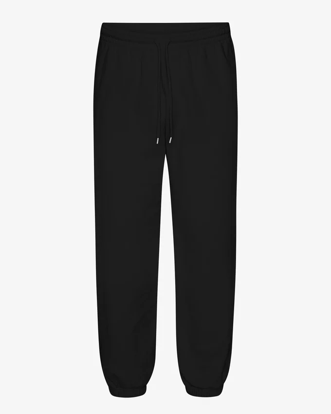 Ekologiska mjukisbyxor med avslappnad passform – Deep Black