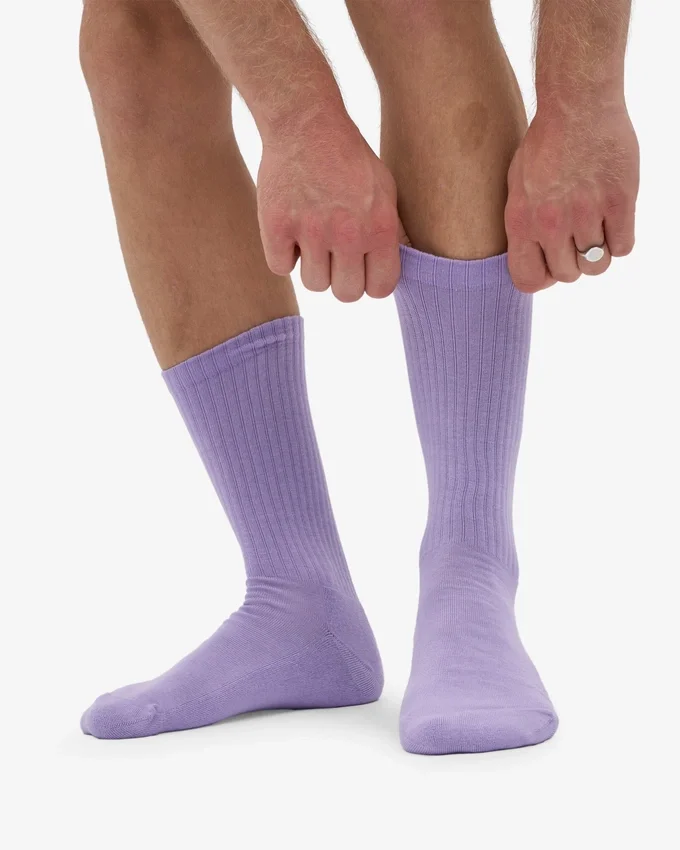 Ekologiska sportsstrumpor – mjuk lavendel
