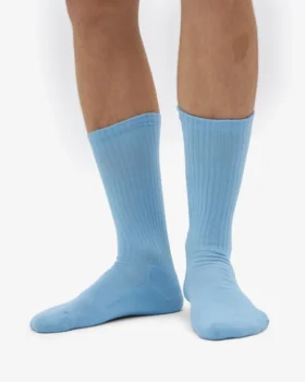 Ekologiska sportsstrumpor – Seaside Blue