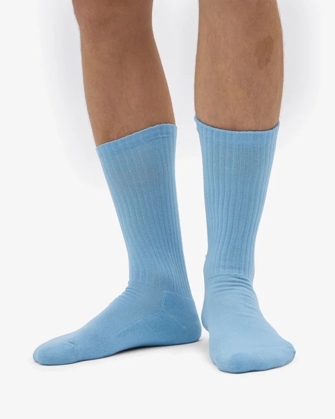 Ekologiska sportsstrumpor – Seaside Blue