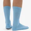 Ekologiska sportsstrumpor – Seaside Blue