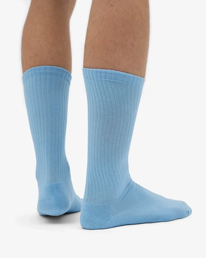 Ekologiska sportsstrumpor – Seaside Blue