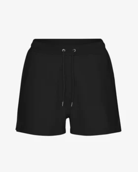 Ekologiska sweatshorts för dam – djupsvart