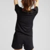 Ekologiska sweatshorts för dam – djupsvart