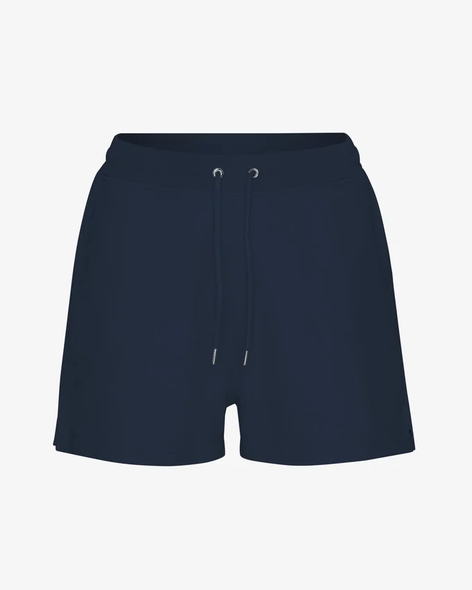 Ekologiska sweatshorts för dam – marinblå
