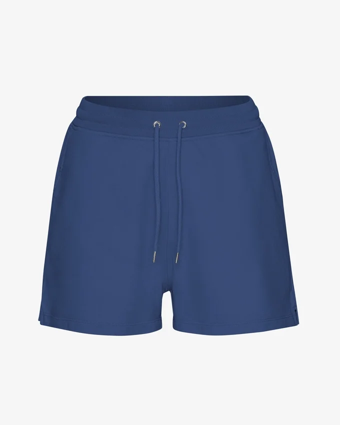 Ekologiska sweatshorts för dam – Marine Blue