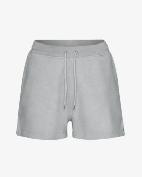 Ekologiska sweatshorts för dam – melerad grå