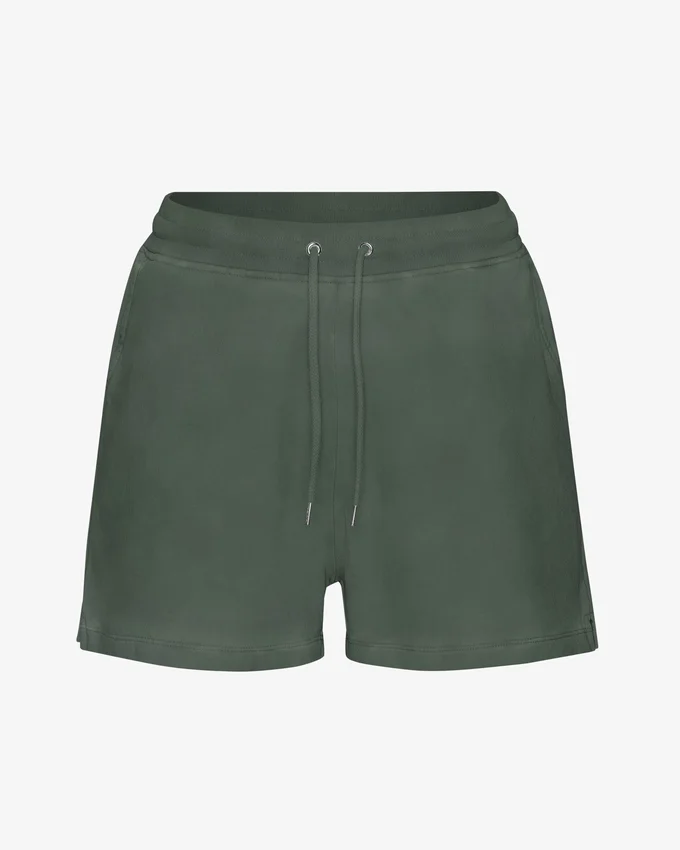 Ekologiska sweatshorts för dam – Midnight Forest
