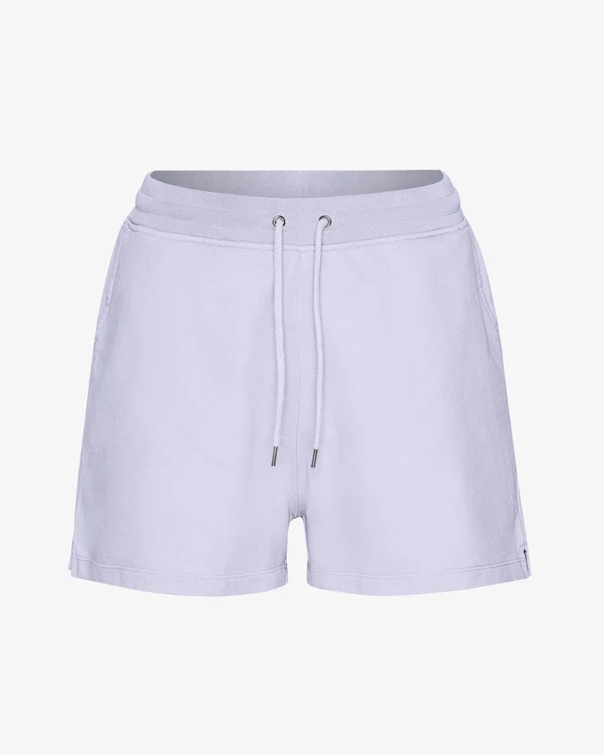 Ekologiska sweatshorts för dam – mjuk lavendel