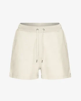Ekologiska sweatshorts för damer – elfenbensvit