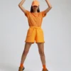 Ekologiska sweatshorts för dam – marinblå