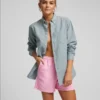 Damshorts i ekologisk tröjtyg – Sandstenorange