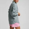 Damshorts i ekologisk tröjtyg – Sandstenorange