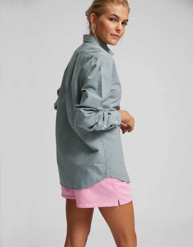 Damshorts i ekologisk tröjtyg – Sandstenorange