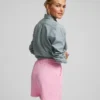 Damshorts i ekologisk tröjtyg – Sandstenorange