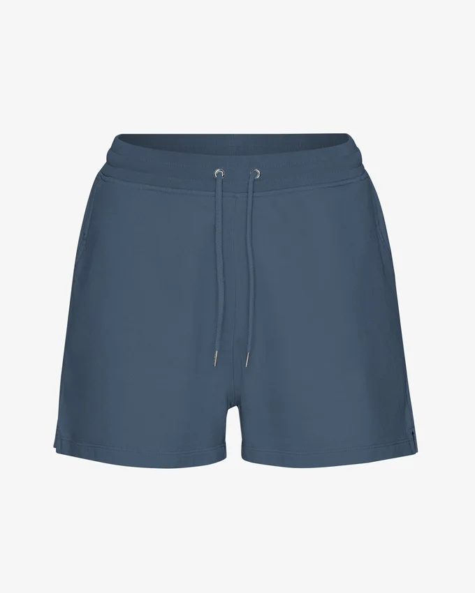 Ekologiska träningsshorts för dam – Petrol Blue