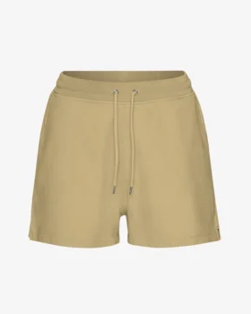 Ekologiska träningsshorts för damer – Desert Khaki