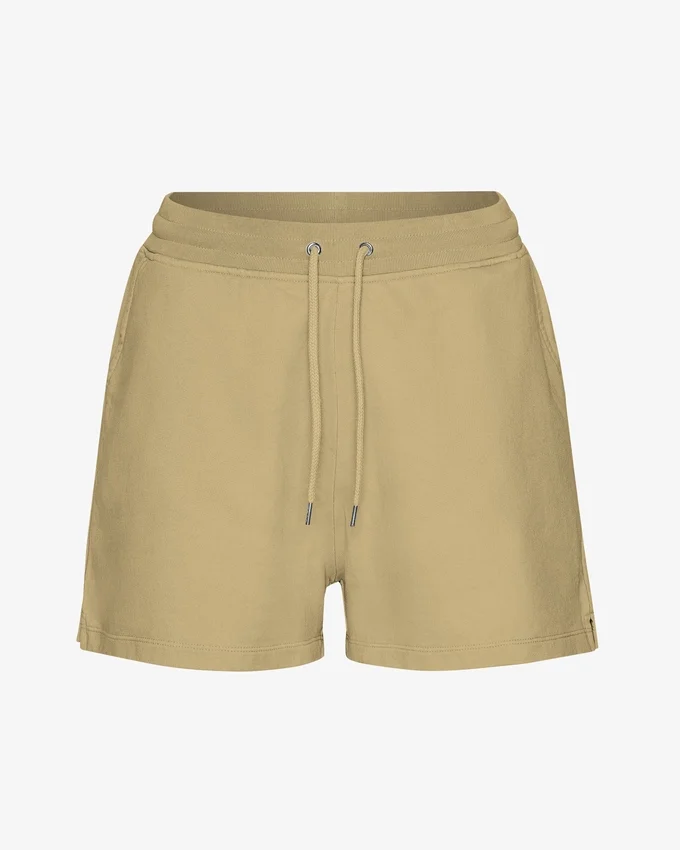 Ekologiska träningsshorts för damer – Desert Khaki
