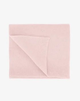 Halsduk i merinoull – blekt rosa