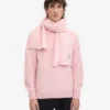 Halsduk i merinoull – blekt rosa