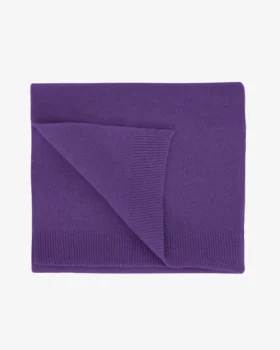 Halsduk i merinoull – ultraviolett