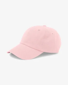 Kepsar i ekologisk bomull – blekt rosa