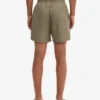 Klassiska badshorts – dammig olivgrön