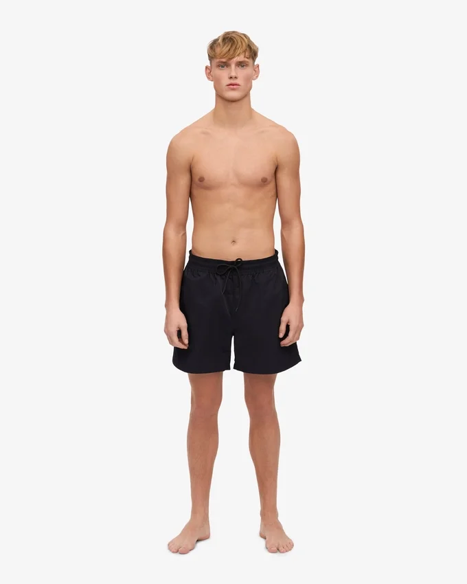 Klassiska badshorts – djupsvart